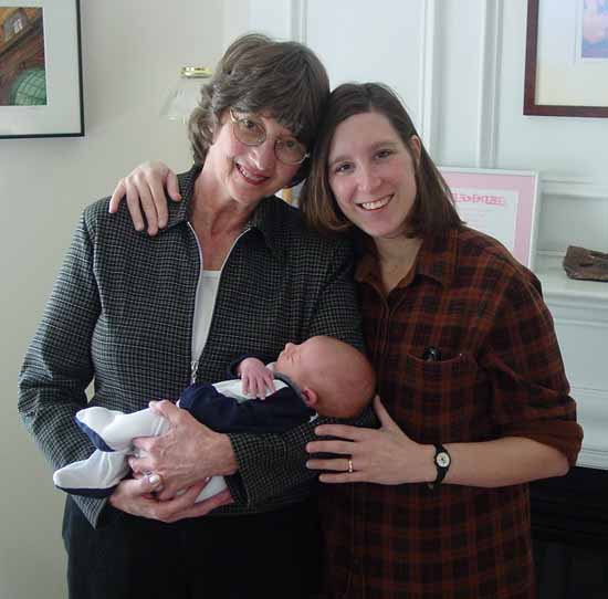 Three Generations - Emily, Mom, and Grandma Jan.