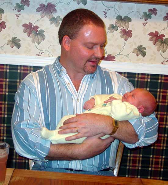 Emily with Uncle Dave.