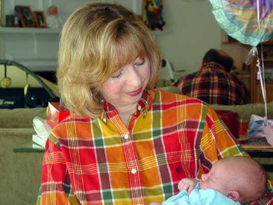 More Emily with Grandma Lin.