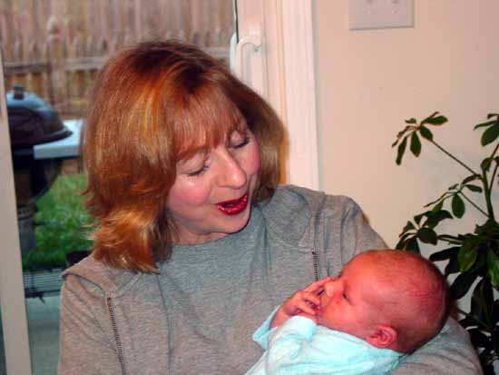 More Emily with Grandma Lin.