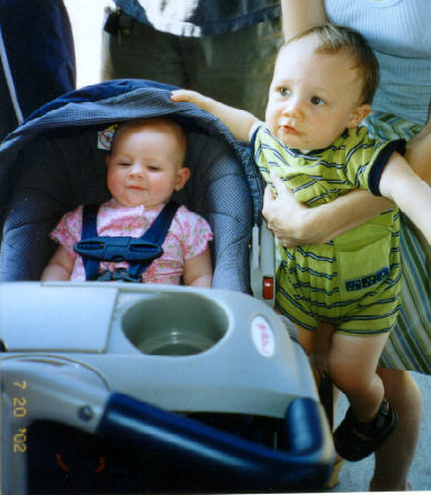 Emily and cousin Riley.