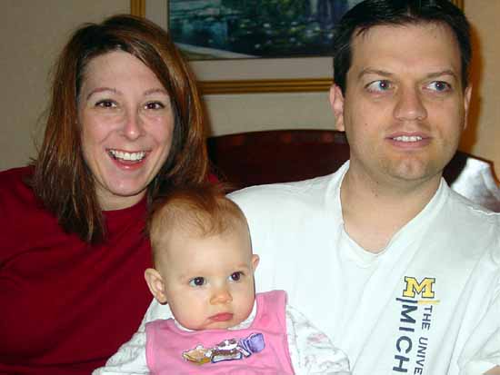 Emily with Aunt Marn and Uncle Bob