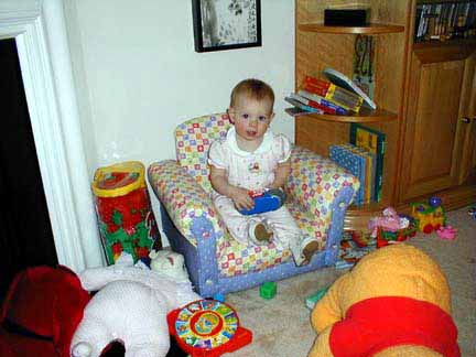 She loves her new chair!