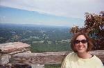 Adrienne at the overlook.